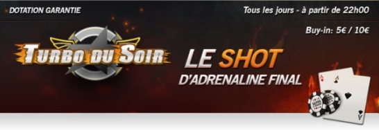 Tournoi Turbo du Soir sur Eurosport Poker